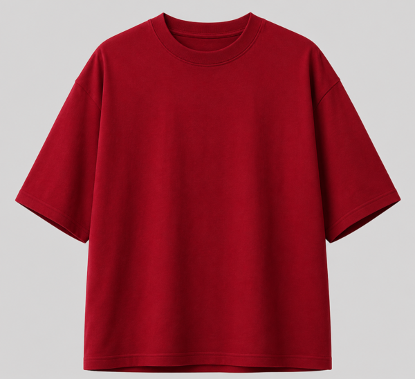 Red oversized tshirt