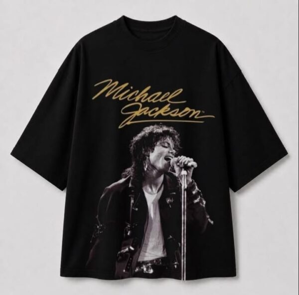 Men's Oversized Black TShirt Printed Cotton | WEARPAP