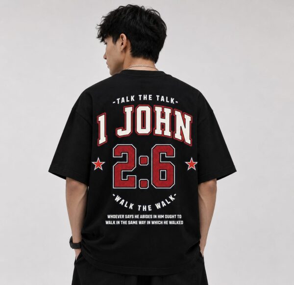 Men’s Oversized Black Tshirt with classic Back Print | Wearpap