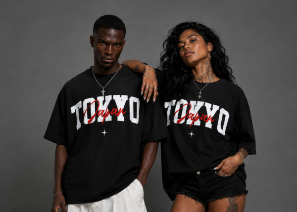 Black oversized tshirt