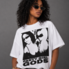 White oversized tshirt